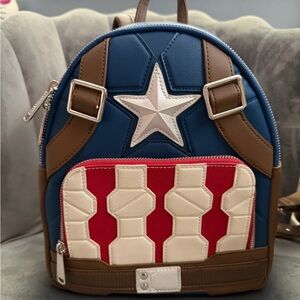 Captain america loungefly backpack